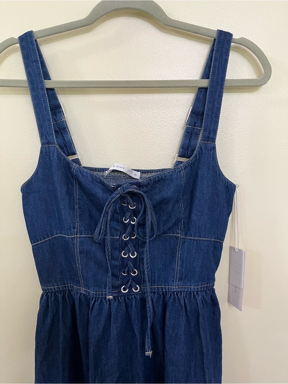 NEW Altar’d State Denim Midi Dress Size XS and Small Available NWT - Picture 8 of 10